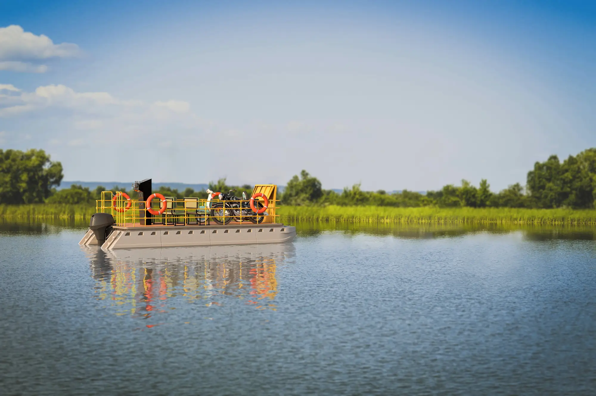 Pontoon Boat